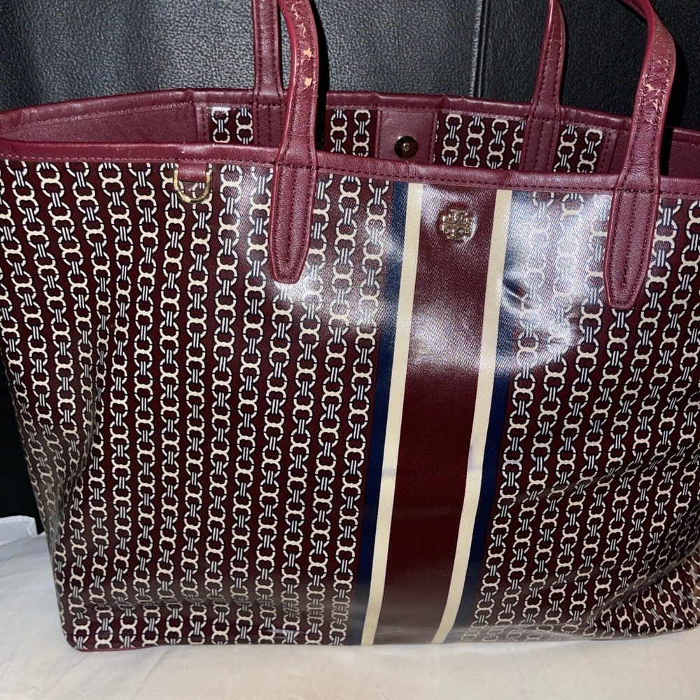 Tory Burch Gemini Link Tote Bag PROJECT BAG HAVE PEELING‼️ REFERENCE CALLOUTS